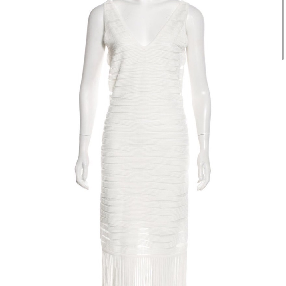 New with tags Parker white fringe dress